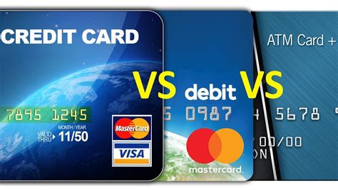 difference between debit card credit card and smart card|debit card vs atm card.